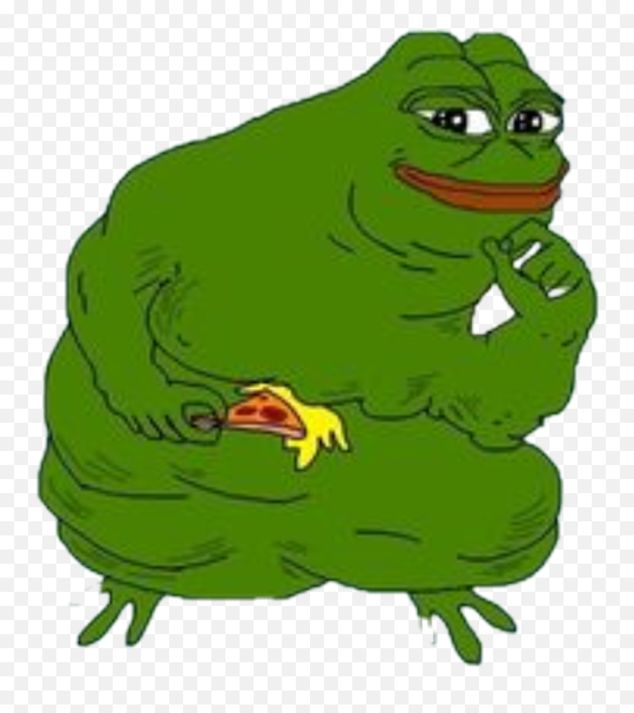 Download Pepe Frog Greenfrog Pepelove Love Cute Fat - Fat Pepe The Frog Png,Pepe Transparent Background