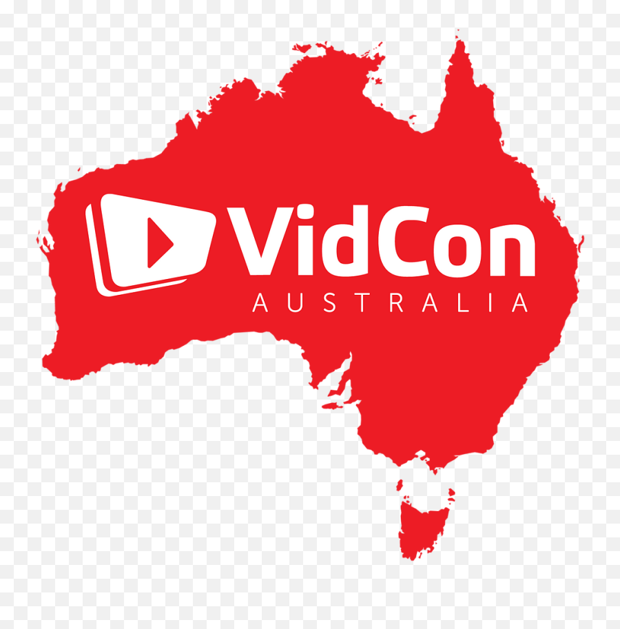 Vidcon Australia Featured Creator - Australia Map Png,Vidcon Logo