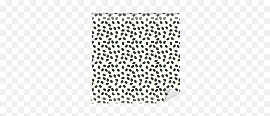 Black And White Dots Vector Seamless Repeapt Background Wall Mural U2022 Pixers - We Live To Change Artesanato De Palhas De Carnauba Png,White Dots Transparent Background