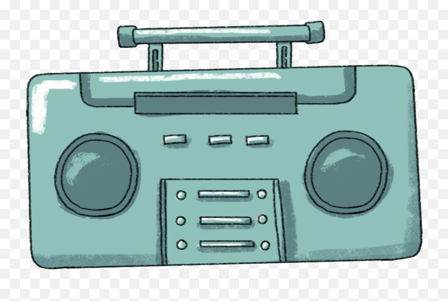 Boombox Vector Png - Create Something Beautiful At The Portable,Boombox Transparent