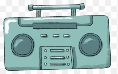 Boombox Vector Png - Create Something Beautiful At The Portable