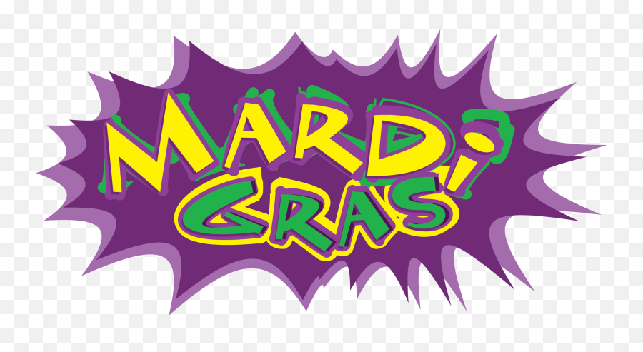 Mardi Gras Comic Book Clip Art - New Orleans Png Download Horizontal,Mardi Gras Transparent Background