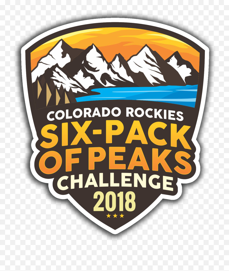 Six - Pack Of Peaks Colorado 2018 Sixpack Of Peaks Challenge Horizontal Png,Colorado Rockies Logo Png