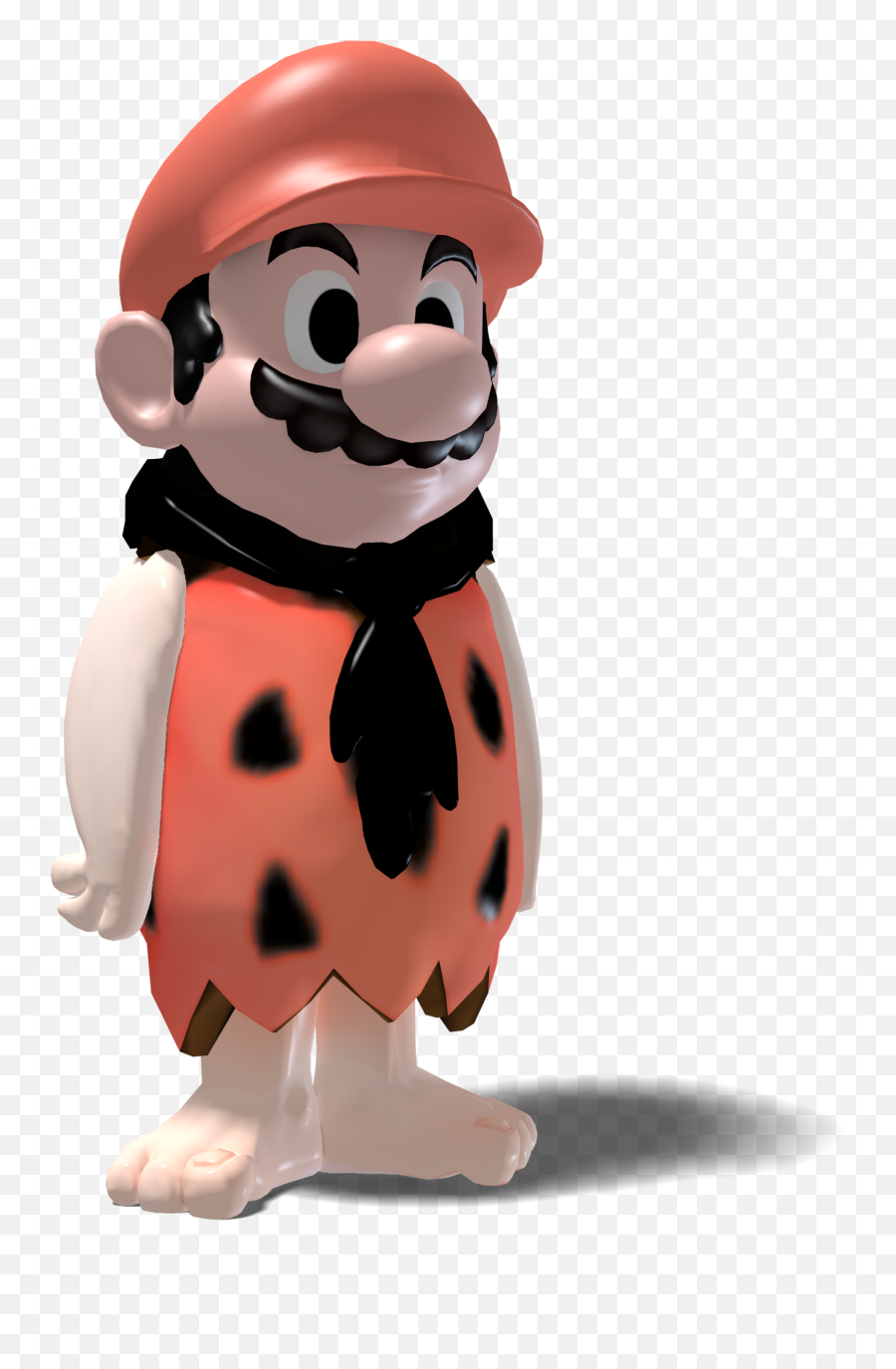 Super Mario Maker Father Fred Flintstone 3d Modeling - Grand Fred Flintstone Mario Png,Super Mario Maker Png
