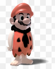 Super Mario Maker Father Fred Flintstone 3d Modeling - Grand Fred Flintstone Mario Png,Super Mario Maker Png