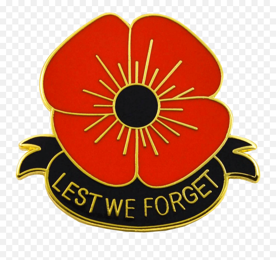 Lest We Forget Poppy Transparent - Clip Art Remembrance Day Poppy Png,Poppies Png