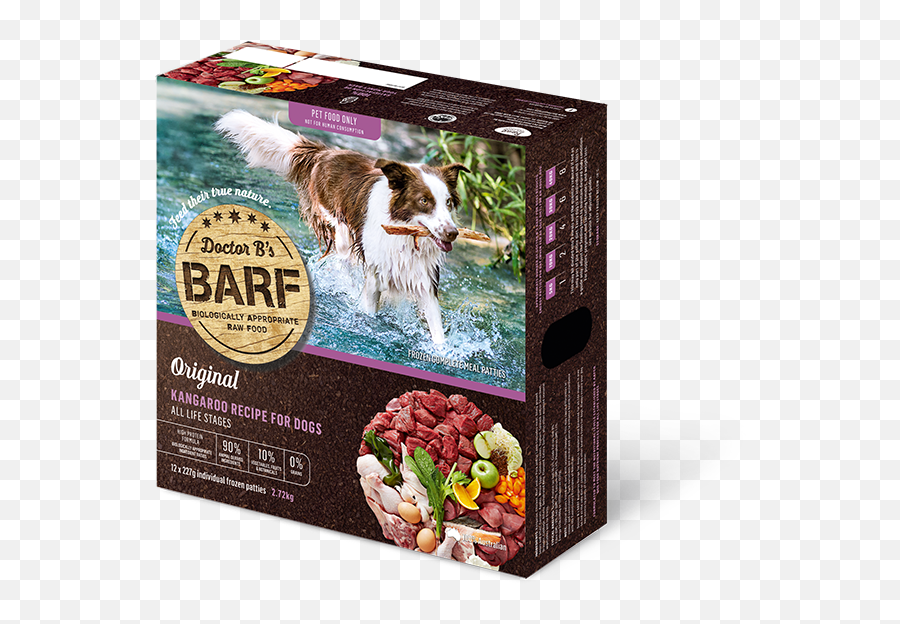 Dr Billinghurst Barf - Kangaroo 272kg 12 Portions Barf Dog Food Png,Dog Food Png