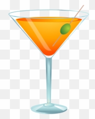 Free Martini Glass Transparent Background Download Png