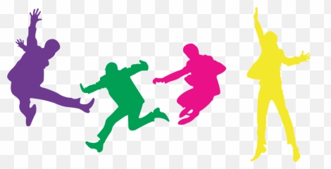 Beatles Vector Silhouette - Jumping Png