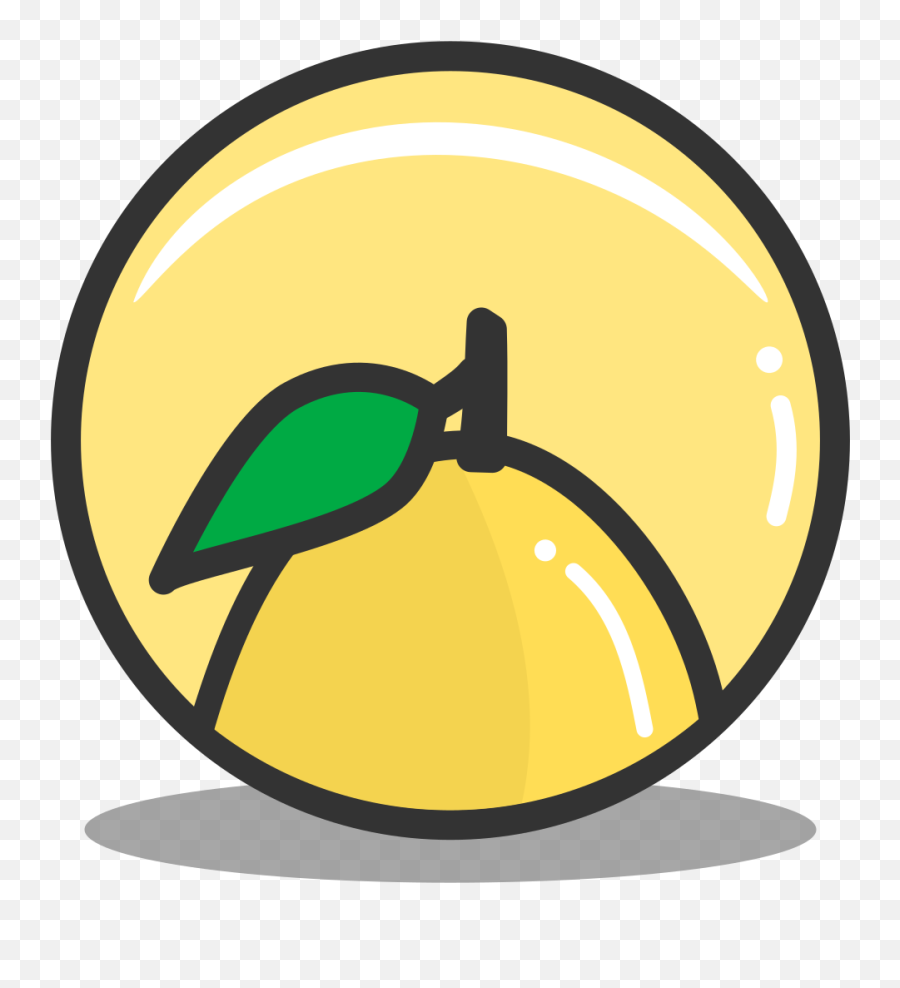Lemon Png Icon 10 Round Common Fruit - Fruit Button Png,Fruit Ninja App Icon