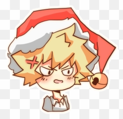 Festive Bakugo Requested By Umildor15 Bokunoheroacademia - Fictional Character png