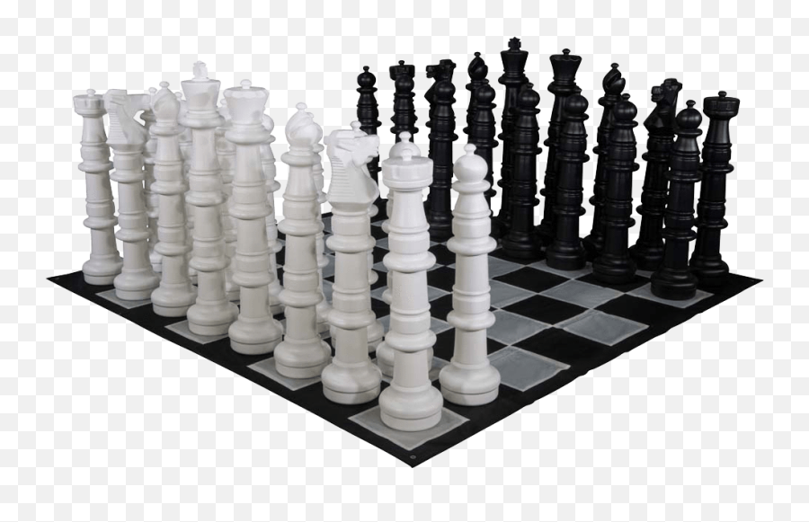 Megachess 49 Inch Giant Plastic Chess Set - Rental Chess Game Png Hd,Chess Pieces Png