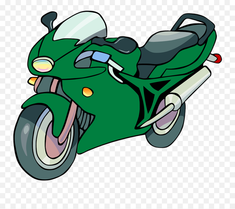 Motorcycle Bike Green - Free Vector Graphic On Pixabay Green Motorcycle Clipart Png,Moto Png