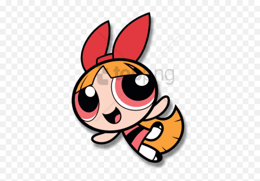 Download Hd Free Png Cartoon Network Characters Image - Powerpuff Girls Blossom,Powerpuff Girl Icon