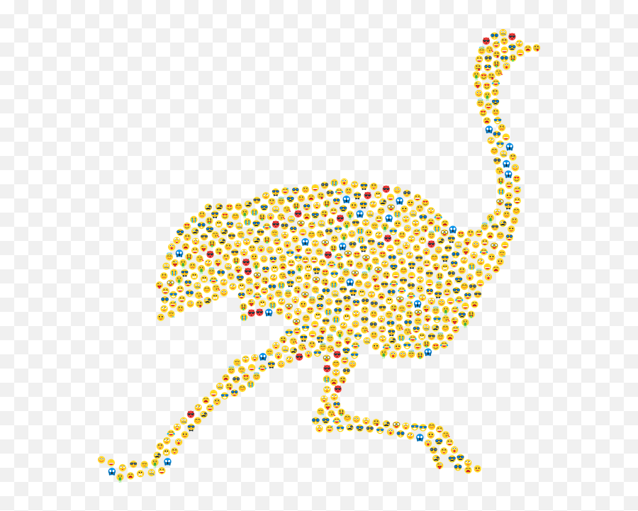 Ostrich Emoji Emoticons - Free Vector Graphic On Pixabay Dot Png,Ostrich Icon