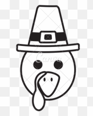Turkey Character Thanksgiving Icon - Canva png