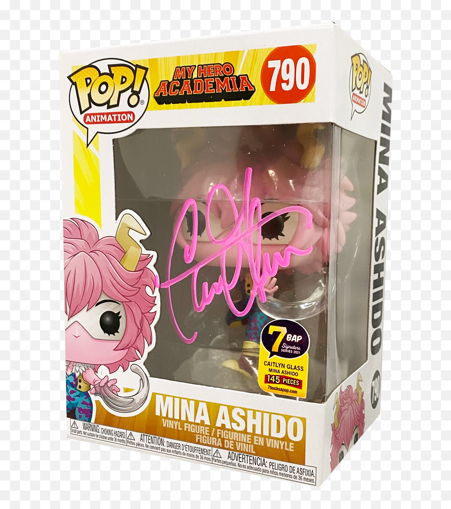 My Hero Academia - Mina Ashido Autographed Pop Vinyl Figure Funko Pop Png,Mina Ashido Icon