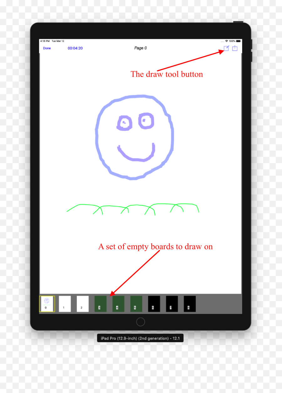 Pochi Presenter An App To Share A Presentation With - Dot Png,Change Icon On Ipad