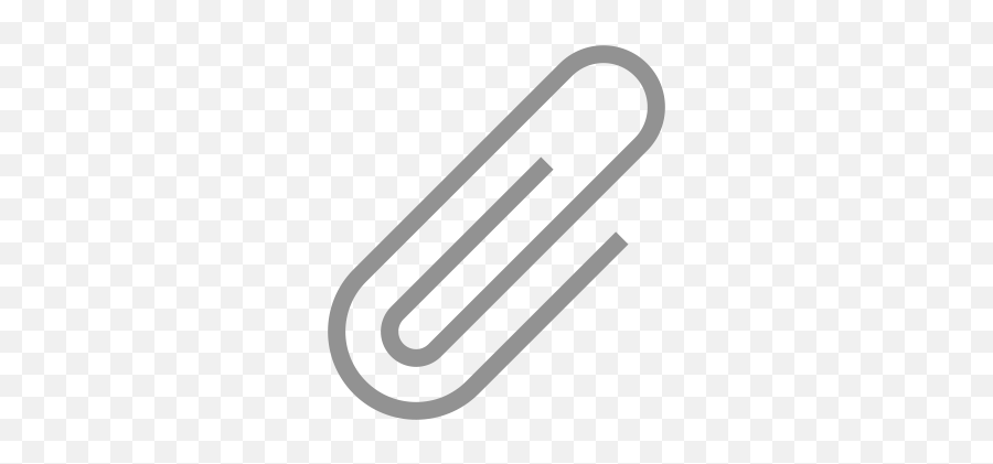 Paperclip Icon - Solid Png,Paperclip Attachment Icon