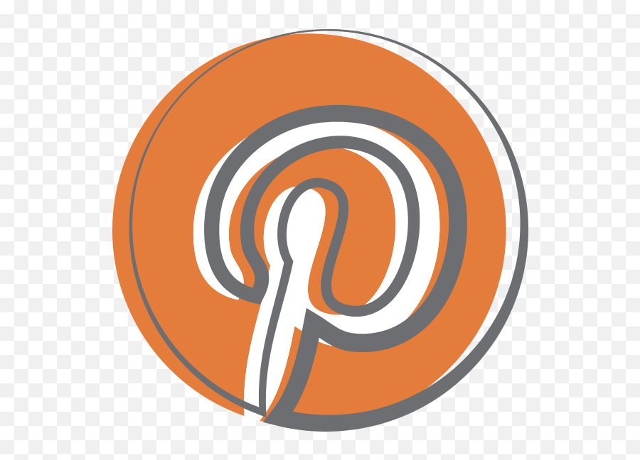 Download Retro Socialmedia Pinterest - Pinterest Full Size Language Png,Pinterest Social Media Icon
