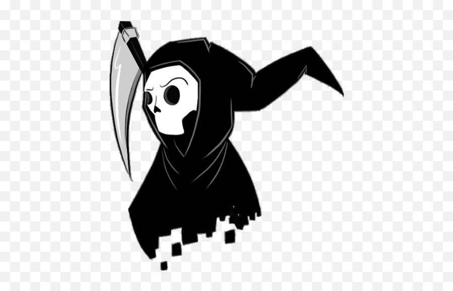 Transparent Sticker Gif - Cute Grim Reaper Gif Png,Grim Reaper Transparent