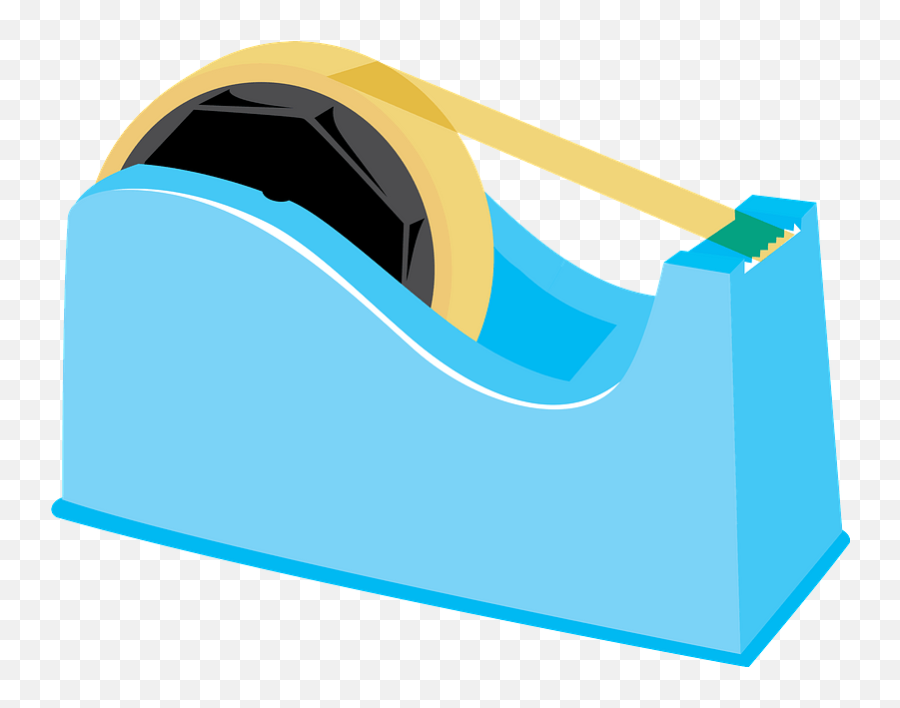 Adhesive Tape In A Dispenser Clipart Free Download - Tape Creazilla Png,Tape Dispenser Icon