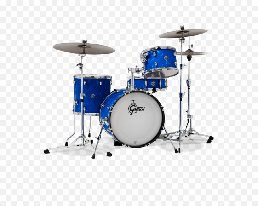 New Finishes From Gretsch - Gretsch Catalina Club Blue Satin Flame Png,Bass Drum Png