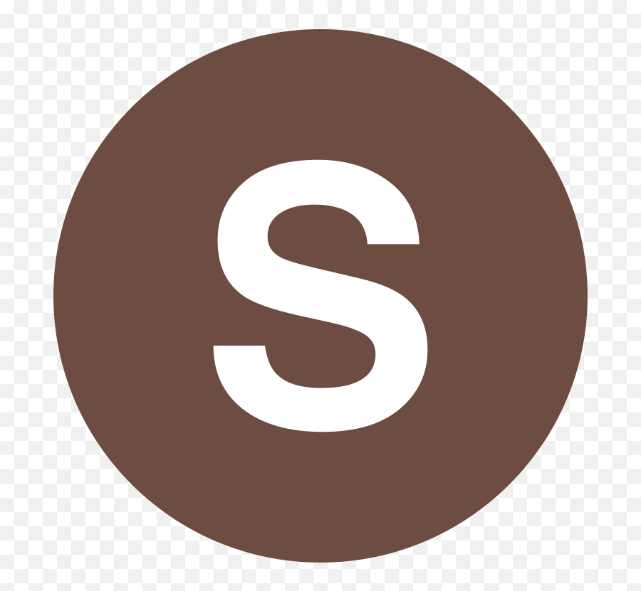 Fileeo Circle Brown White Letter - Ssvg Wikimedia Commons Png,Letter S Icon