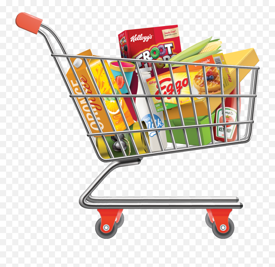 Shopping Cart Png Clipart - Full Shopping Cart Png,Cart Png