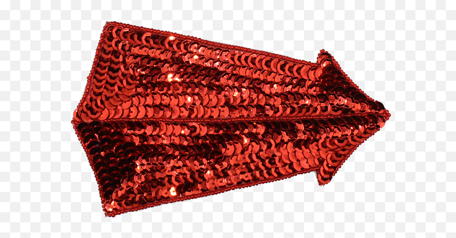 Sequin Applique Arrow Km8249 - Knitting Png,Big Red Arrow Png