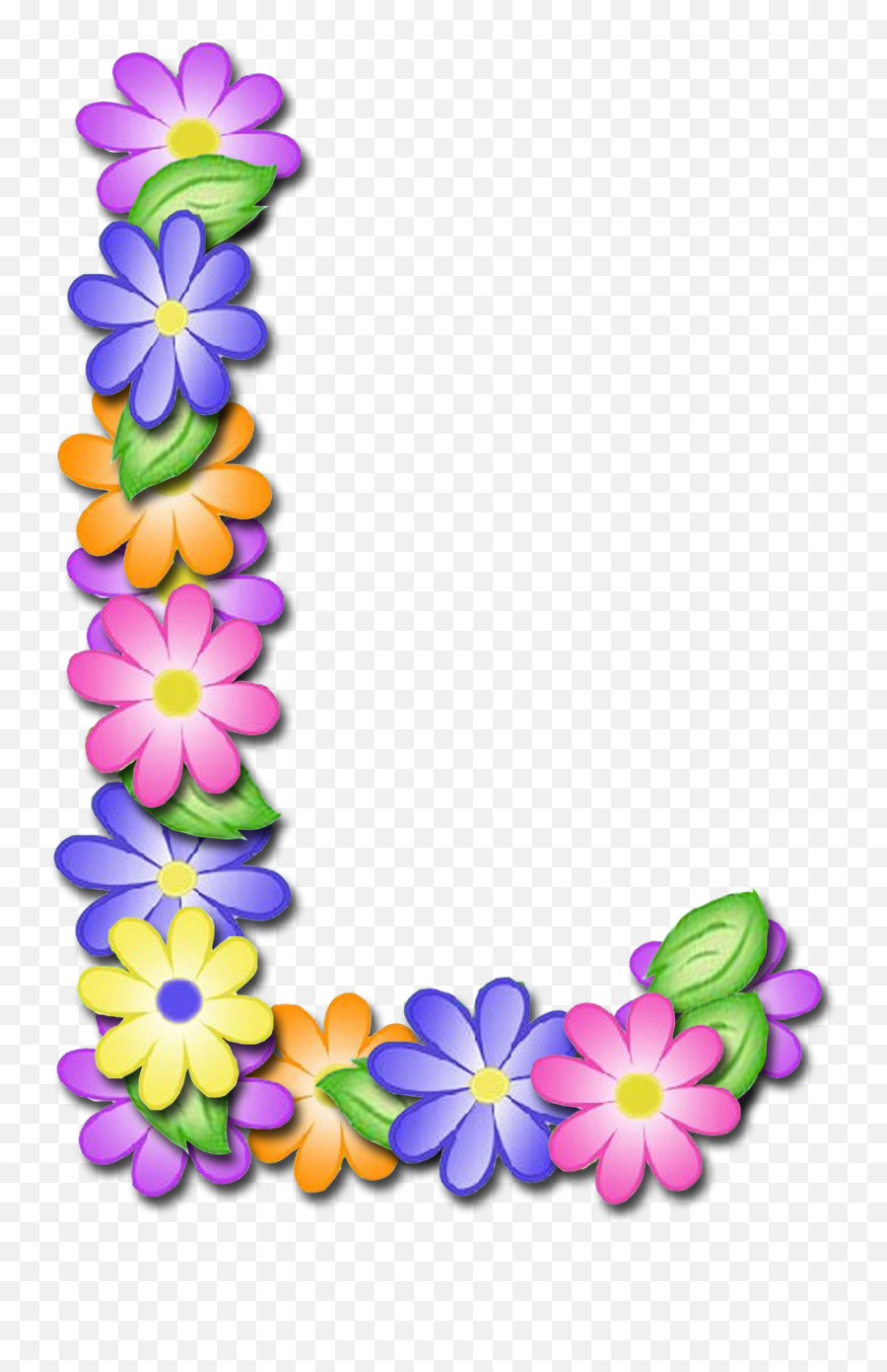 Letras Com Flores Png - Alfabeto De Primavera Png Letras Del Abecedario Con Flores,Flores Png
