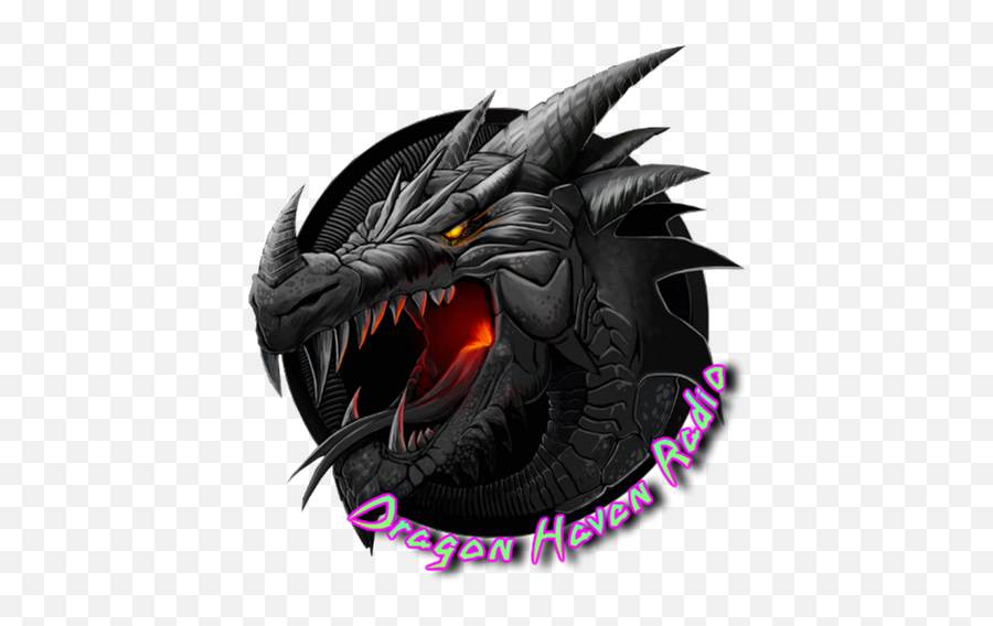 Dragon Haven Radio Free Internet Tunein - Black Dragon Logo Png,Dragon Logos