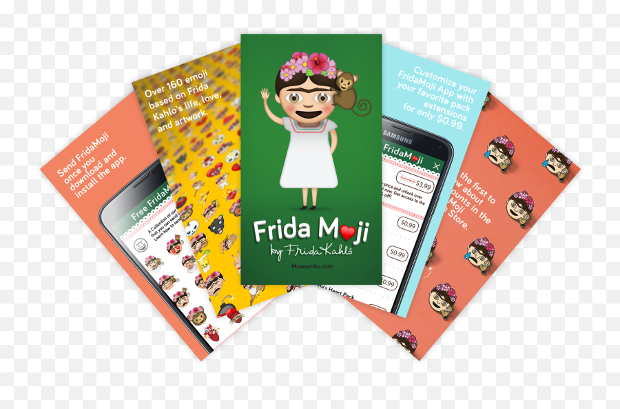 Fridamoji By Frida Kahlo - The App Company Flyer Png,Frida Kahlo Png