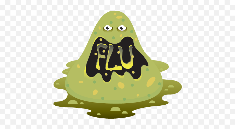 Download - Bacteria Funny Full Size Png Download Seekpng Transparent Flu Virus Cartoon,Bacteria Transparent Background