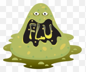 Download - Bacteria Funny Full Size Png Download Seekpng Transparent Flu Virus Cartoon,Bacteria Transparent Background