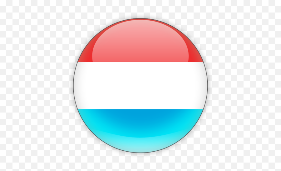 Round Icon Illustration Of Flag Luxembourg - Luxembourg Flag Circle Png,Png Image Format
