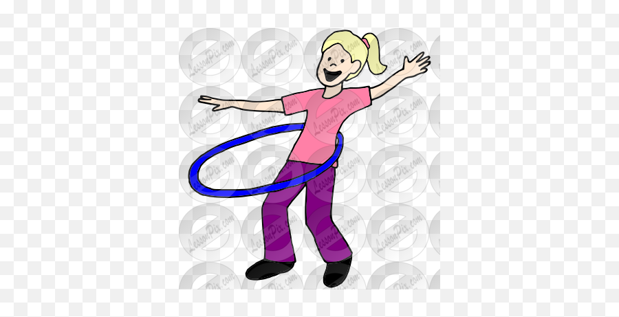 Lessonpix Mobile - Clip Art Png,Hula Hoop Png