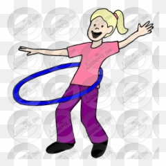 Lessonpix Mobile - Clip Art Png,Hula Hoop Png