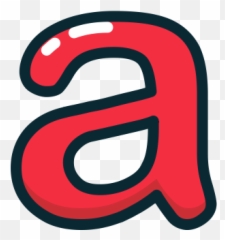 A Letter Lowercase Red Icon - Illustration Png,Red Design Png