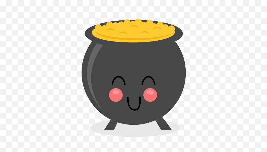 Download Pot Of Gold Vector Clip - Cute Cartoon Pot Of Gold Png,Pot Of Gold Png