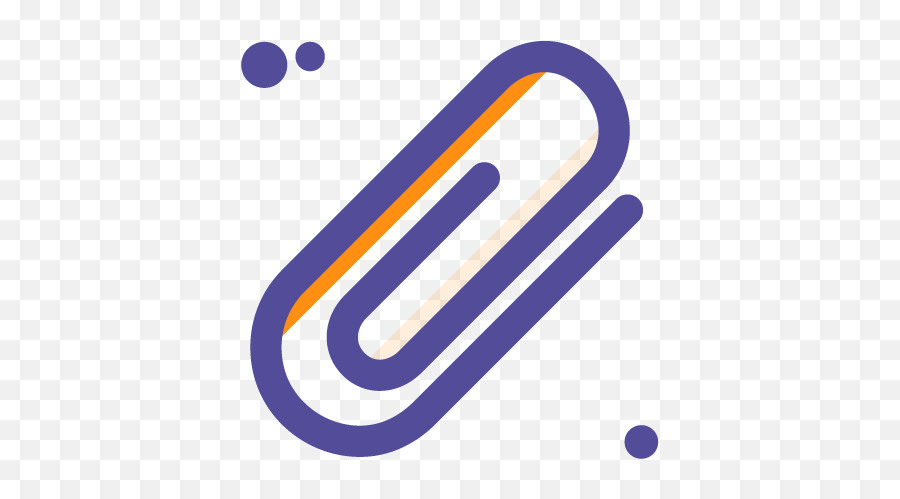 Gif Animation Paper Clip Png - Paper Clip Animation Png,Paper Clip Png