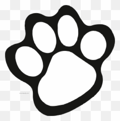 Paw Print Clipart Transparent - Tiger Art png
