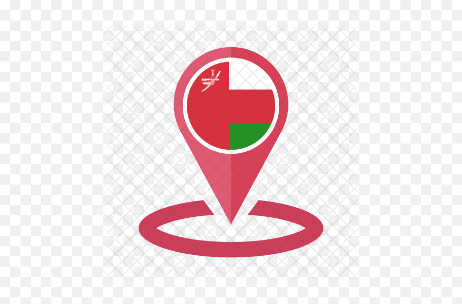 Oman Flag Icon Of Flat Style - Thailand Flag Icon Transparent Png,Oman Flag Png