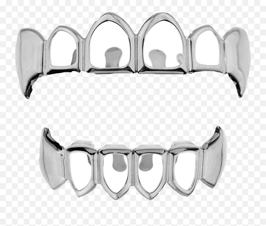 Download Open Face Grillz Bottom Gold - Grillz Teeth Silver Png,Grillz Png