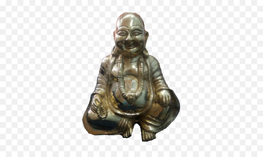 Download Brass Laughing Buddha Statue - 3d Laughing Buddha Bronze Sculpture Png,Buddha Png