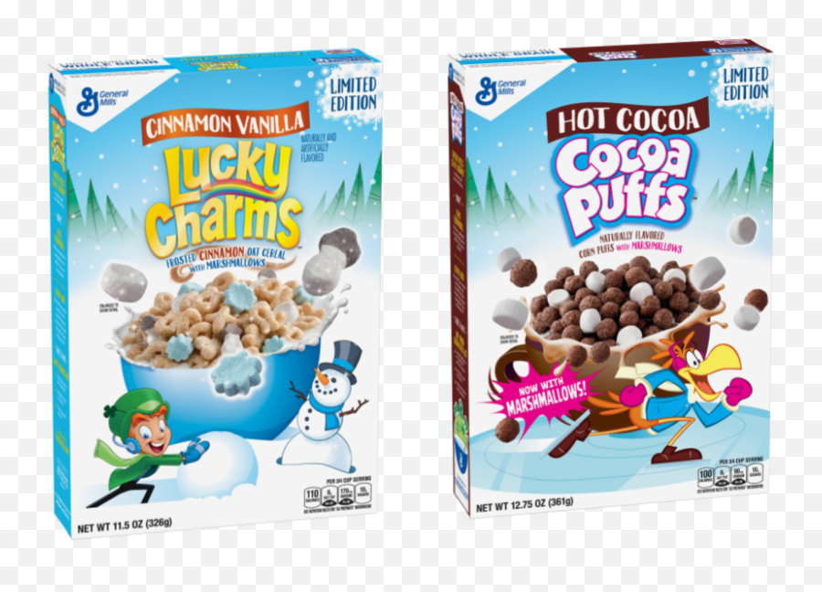 These Two Cereals Got Winter Makeovers Influenster - Hot Cocoa Cocoa Puffs Png,Cereal Png