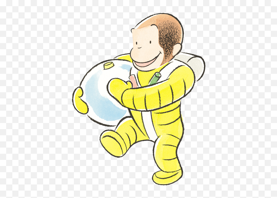 Curious George - Curious George In Space Png,Curious George Png