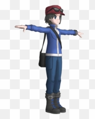 3ds - Pokémon X Y Calem Npc The Models Resource Pokemon X And Y Models Png,Npc Png