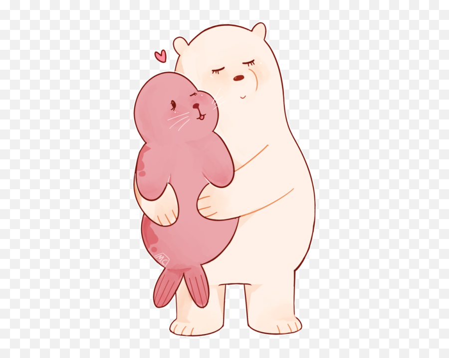 Panda Png Tumblr - Ice Bear Love 3067913 Vippng Happy,Ice Bear Png