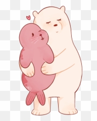 Panda Png Tumblr - Ice Bear Love 3067913 Vippng Happy,Ice Bear Png
